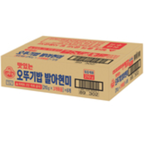 4시이전 당일배송 무료배송 코스트코 맛있는 오뚜기밥 발아현미 210g x 18